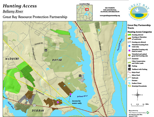 Bellamy property hunting map