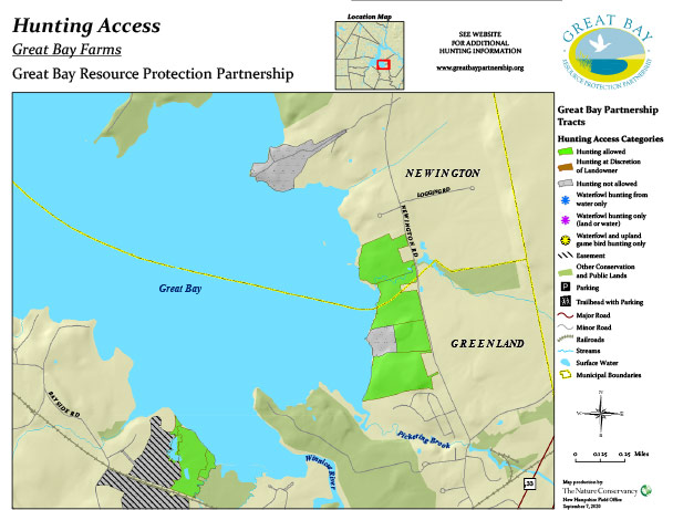 Great Bay Farms hunting map