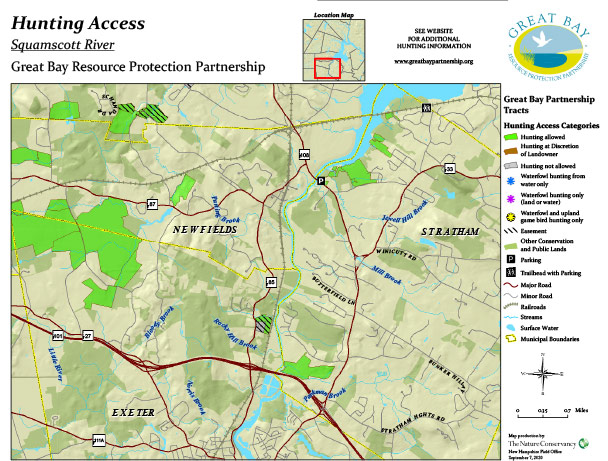 Squamscott property hunting access map